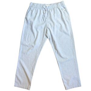 Onia Carter Linen Blend Blue BeachPant Size: L